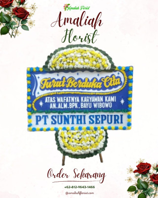 Papan Bunga Duka di Mado